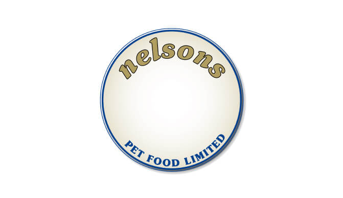 ネルソンズドッグフードのロゴ