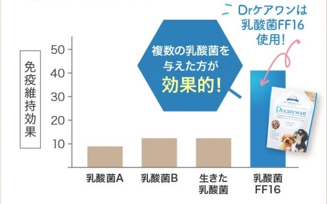 Dr.ケアワンドッグフード_免疫