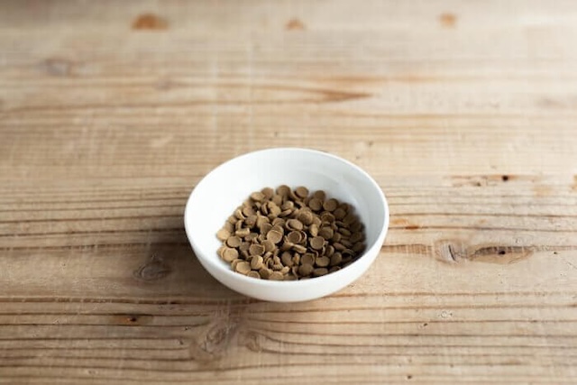 お皿に入れられたDr.ケアワン