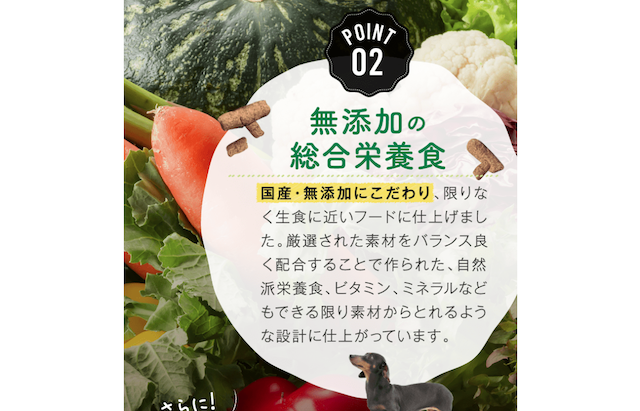 自然派わんこの厳選ごはんは無添加の総合栄養食