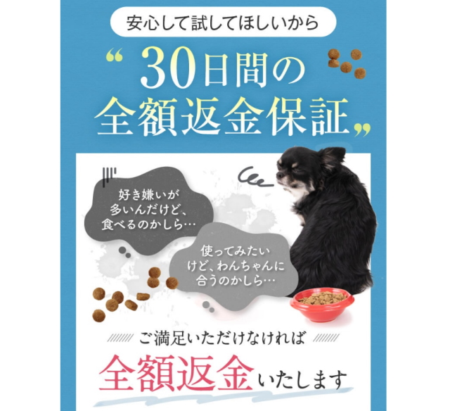 Dr.ケアワン30日間の全額返金保証