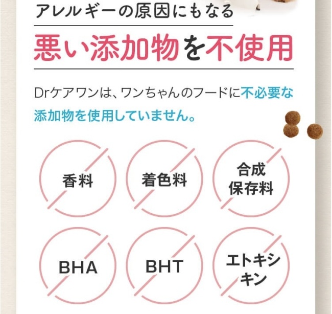 Drケアワン_添加物不使用