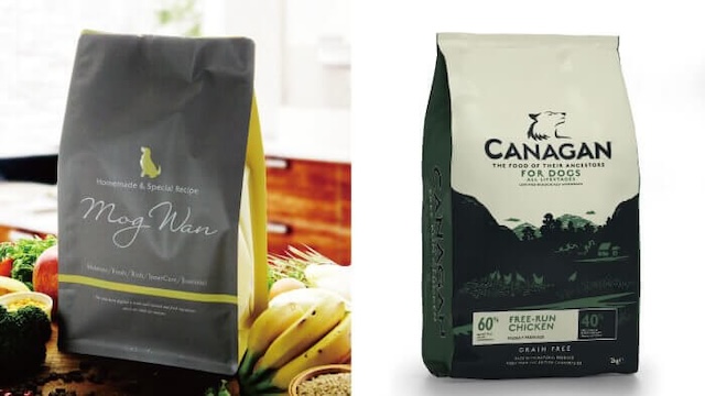 モグワンとカナガンドッグフードチキンを比較