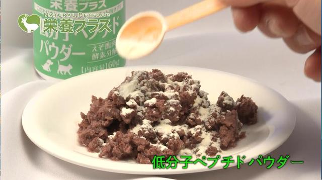 低分子ペプチドパウダー（えぞ鹿肉酵素分解物）