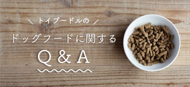 トイプードルの餌に関するQ&A