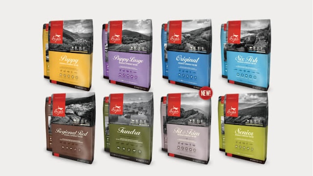 オリジンドッグフードの種類