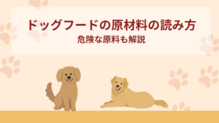 ドッグフードの原材料の読み方｜危険な原料も解説