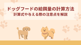 ドッグフードの給餌量の計算方法！計算式や与える際の注意点を解説