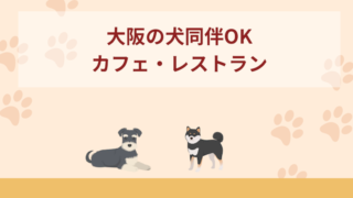 大阪の犬同伴OKのカフェ・レストラン5選！