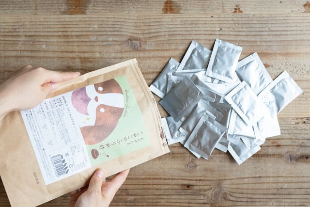 小分けのこのこのふりかけ