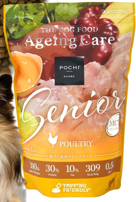 POCHI ザ・ドッグフード エイジングケア シニア 3種のポルトリー