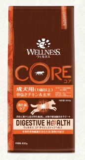 ウェルネス コアダイジェスティブヘルス成犬用（１歳以上）骨抜きチキン＆玄米
