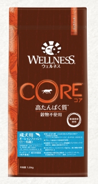 ウェルネスコア (高たんぱく質・穀物不使用)成犬用(1～6歳)　オーシャンフィッシュ