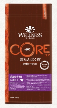 ウェルネスコア (高たんぱく質・穀物不使用)高齢犬用(７歳以上)　骨抜き七面鳥