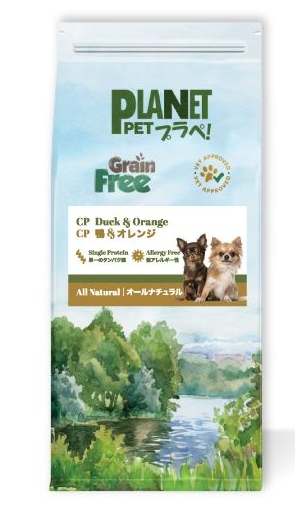 プラペドッグフード_CP 鴨 & オレンジ (小粒)