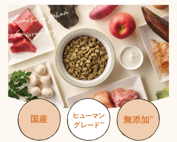 大型犬のためのこのこのごはん_特徴まとめ